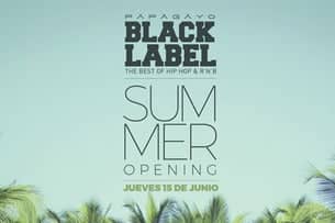 Black Label Summer Opening Arona