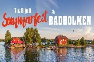 Sommarfest pa Badholmen