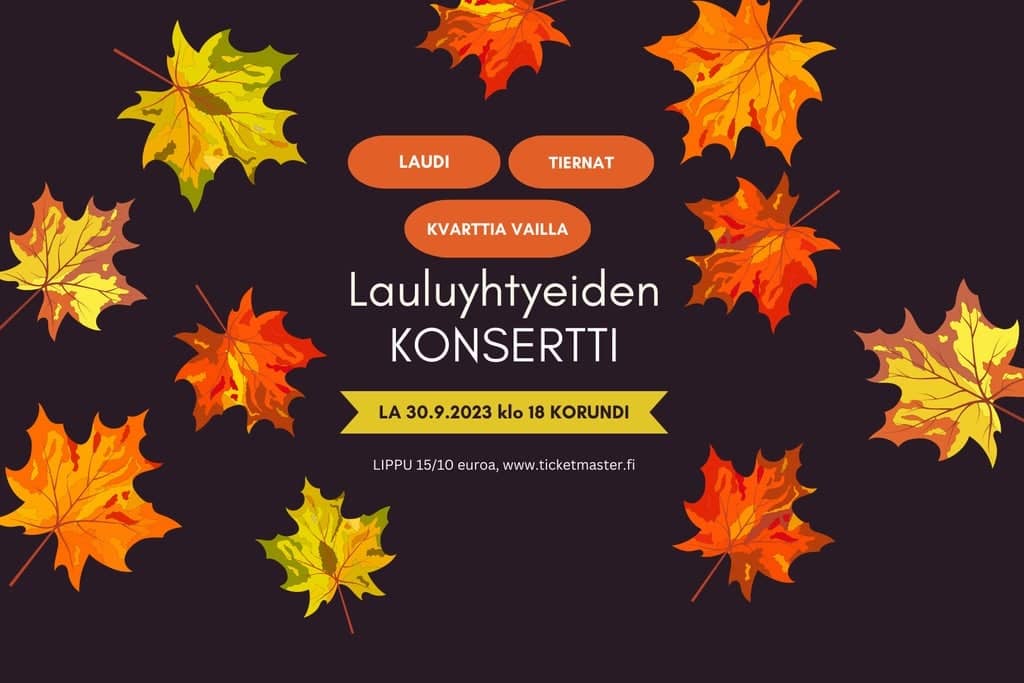 Korundi: Lauluyhtyeiden yhteiskonsertti