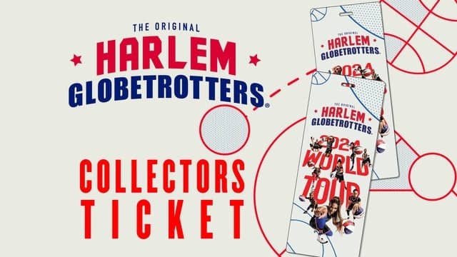 Harlem Globetrotters Collector Ticket