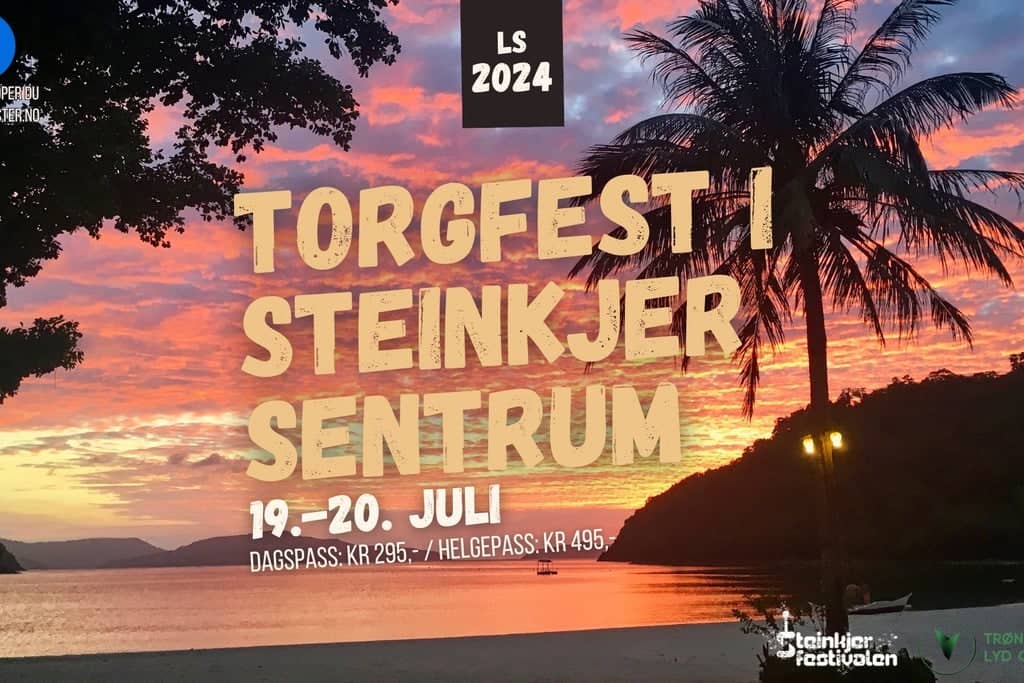 Torgfest i Steinkjer sentrum