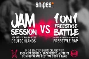 Snipes Jam Session vs. 1on1 Freestyle Battle