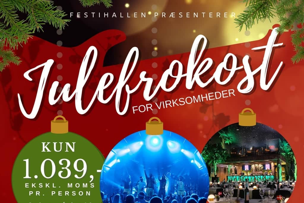 Firmajulefrokost i Festihallen