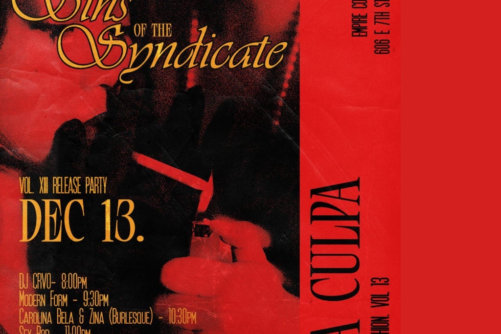 SINS OF THE SYNDICATE: Mea Culpa Vol. 13 Release Party