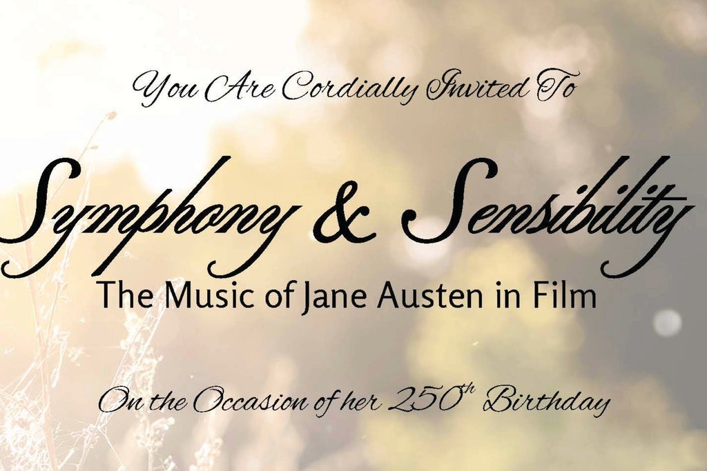 The Town Hall - Symphony & Sensibility: The Music of Jane Austen