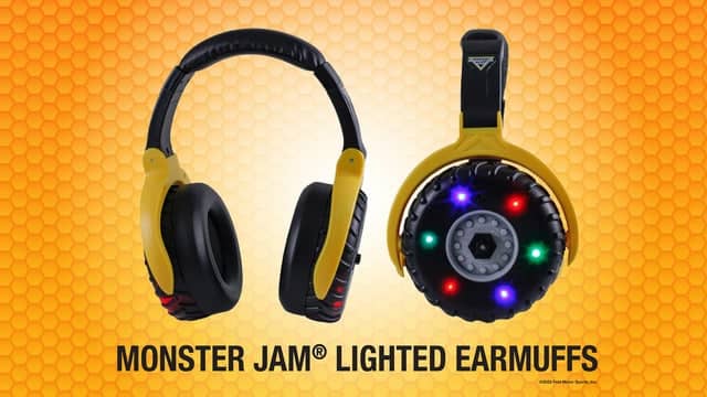 Monster Jam - Sound Activated Lighted Ear Muffs