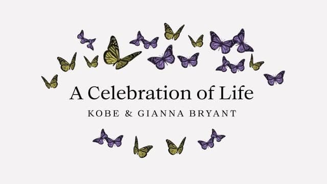 A Celebration of Life For Kobe And Gianna Bryant