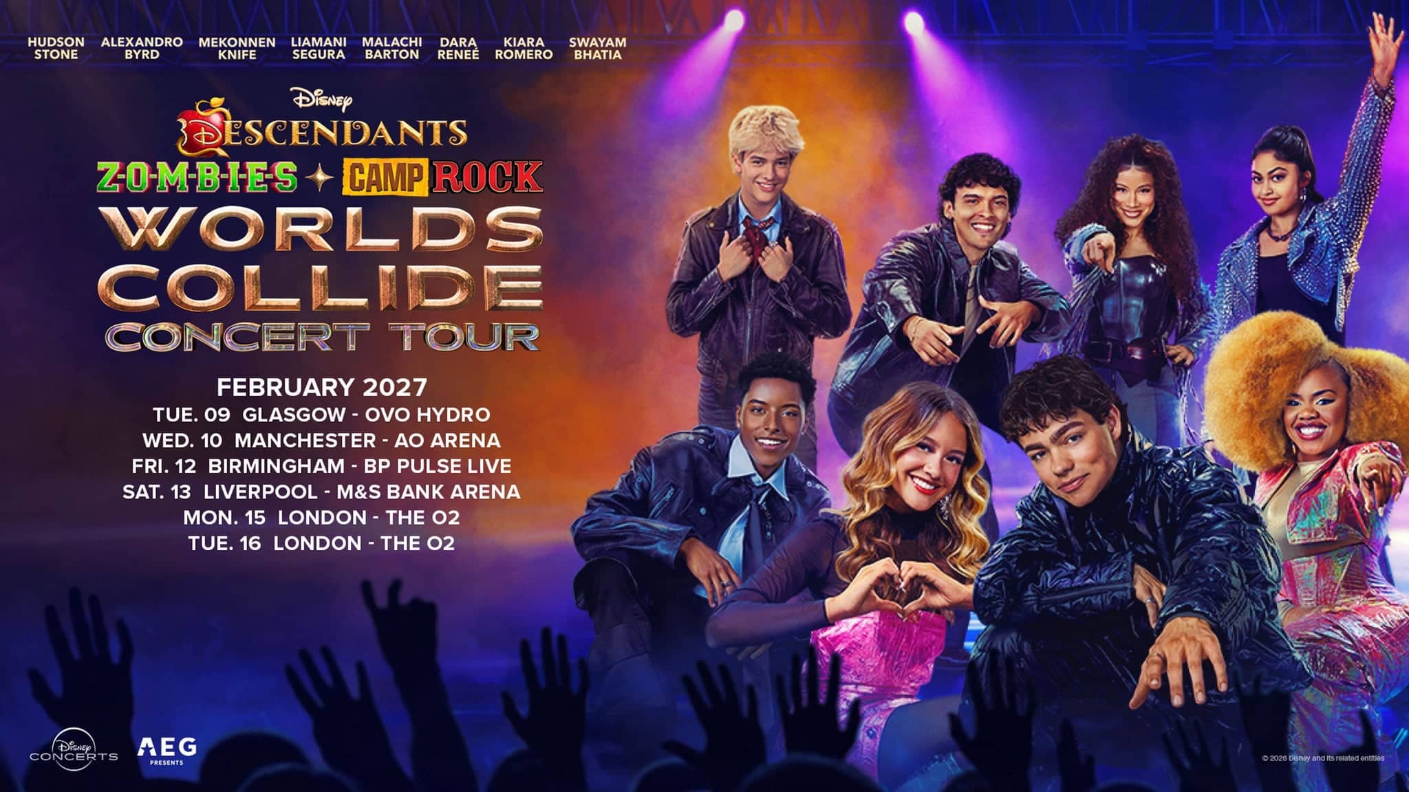 Club Level Seating: Disney Descendants Zombies & Camp Rock