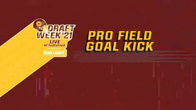 Washington Commanders Draft Field Goal Kick