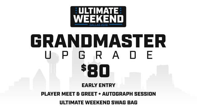 Dallas Fuel Ultimate Weekend Grand Masters Package