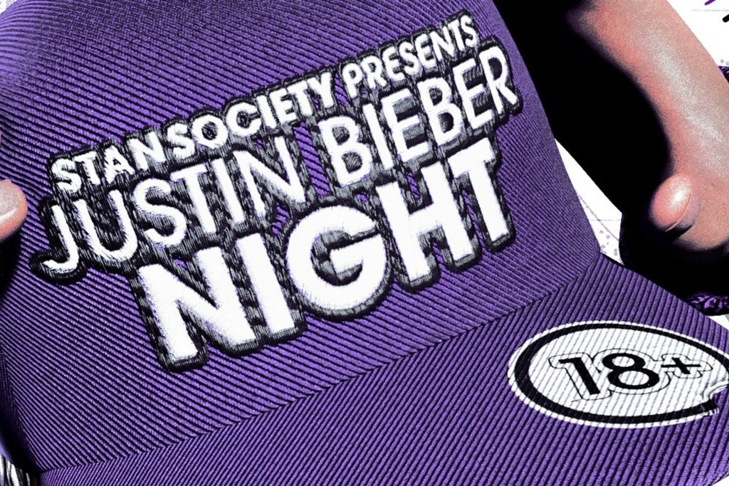 Justin Bieber Night: Presented by Stan Society ( 18+ )