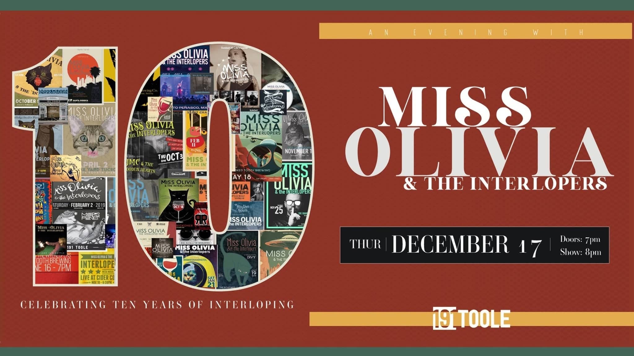 Miss Olivia & The Interlopers: Celebrating Ten Years Of Interloping