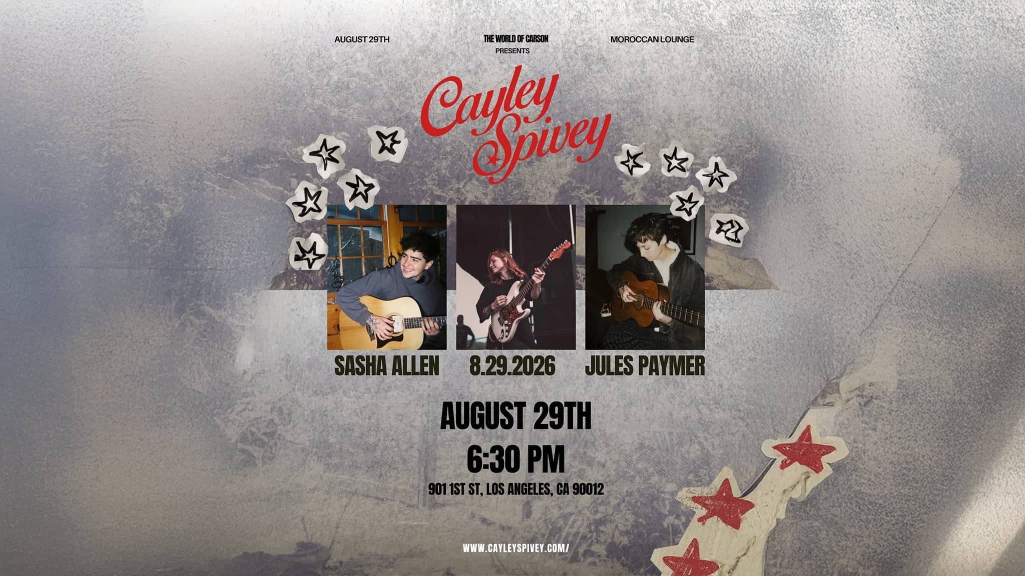 Cayley Spivey with Sasha Allen & Jules Paymer