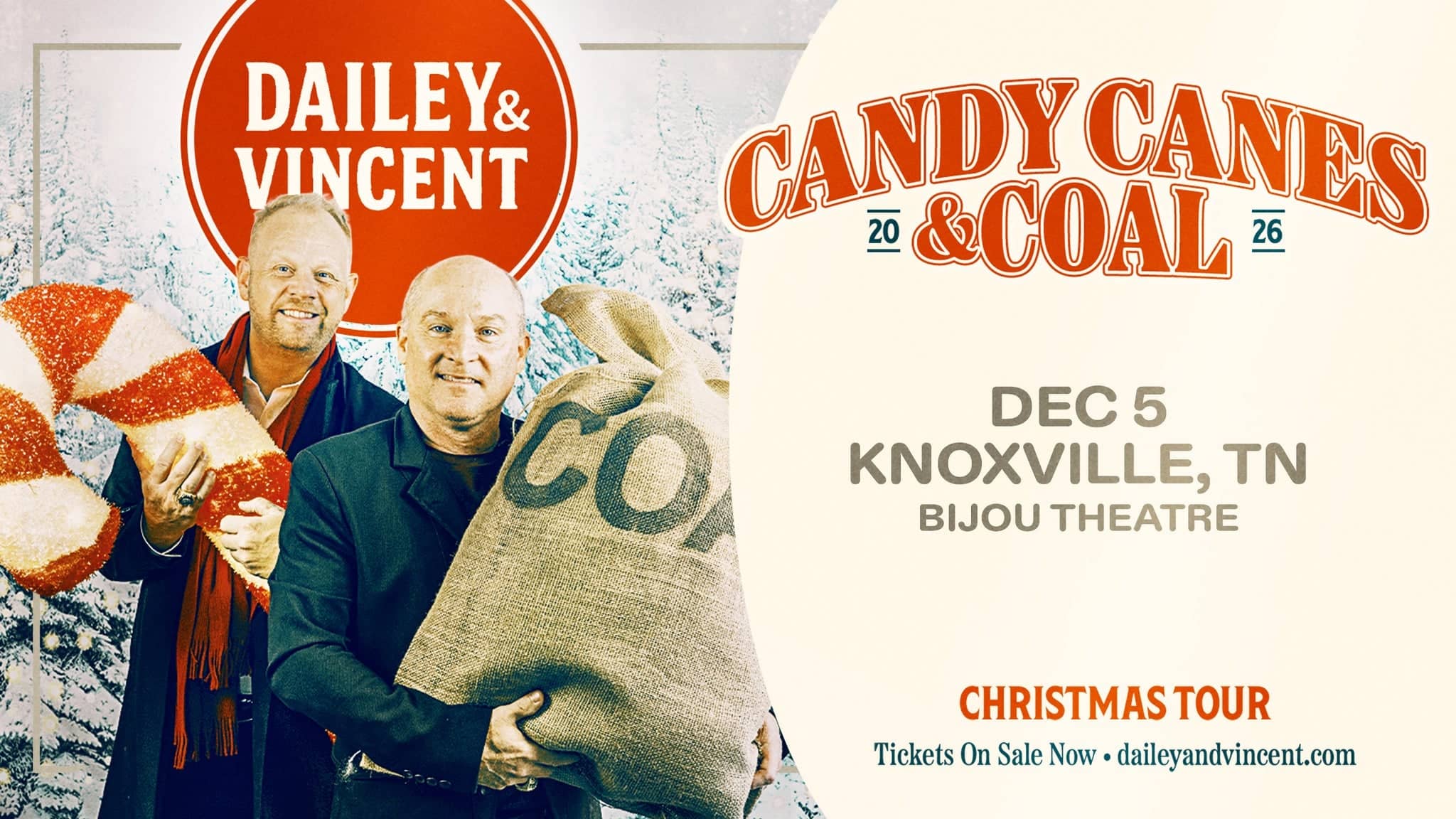 Dailey & Vincent: Candy Canes & Coal Christmas Tour