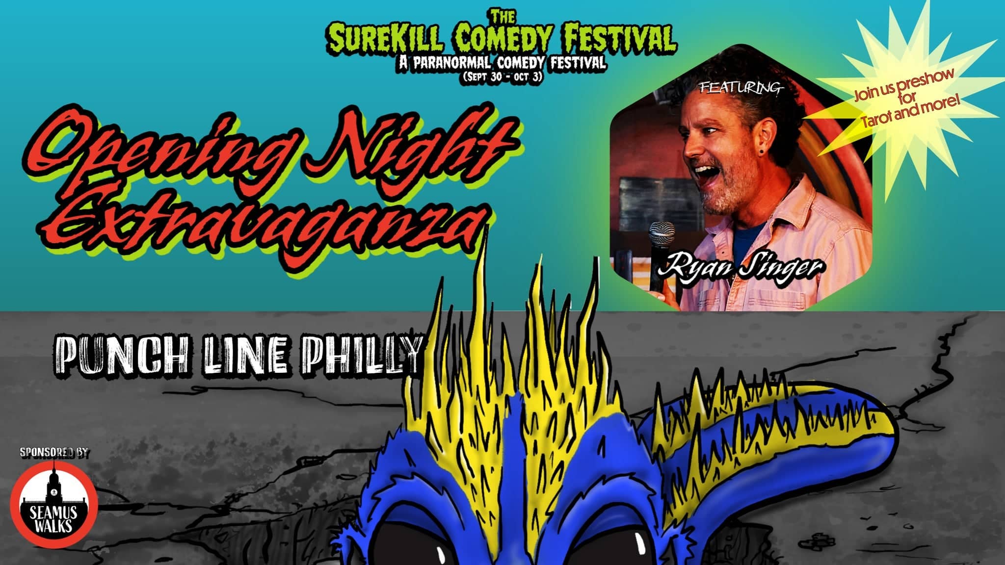 Opening Night Of The Surekill Comedy Festival With Ryan Singer