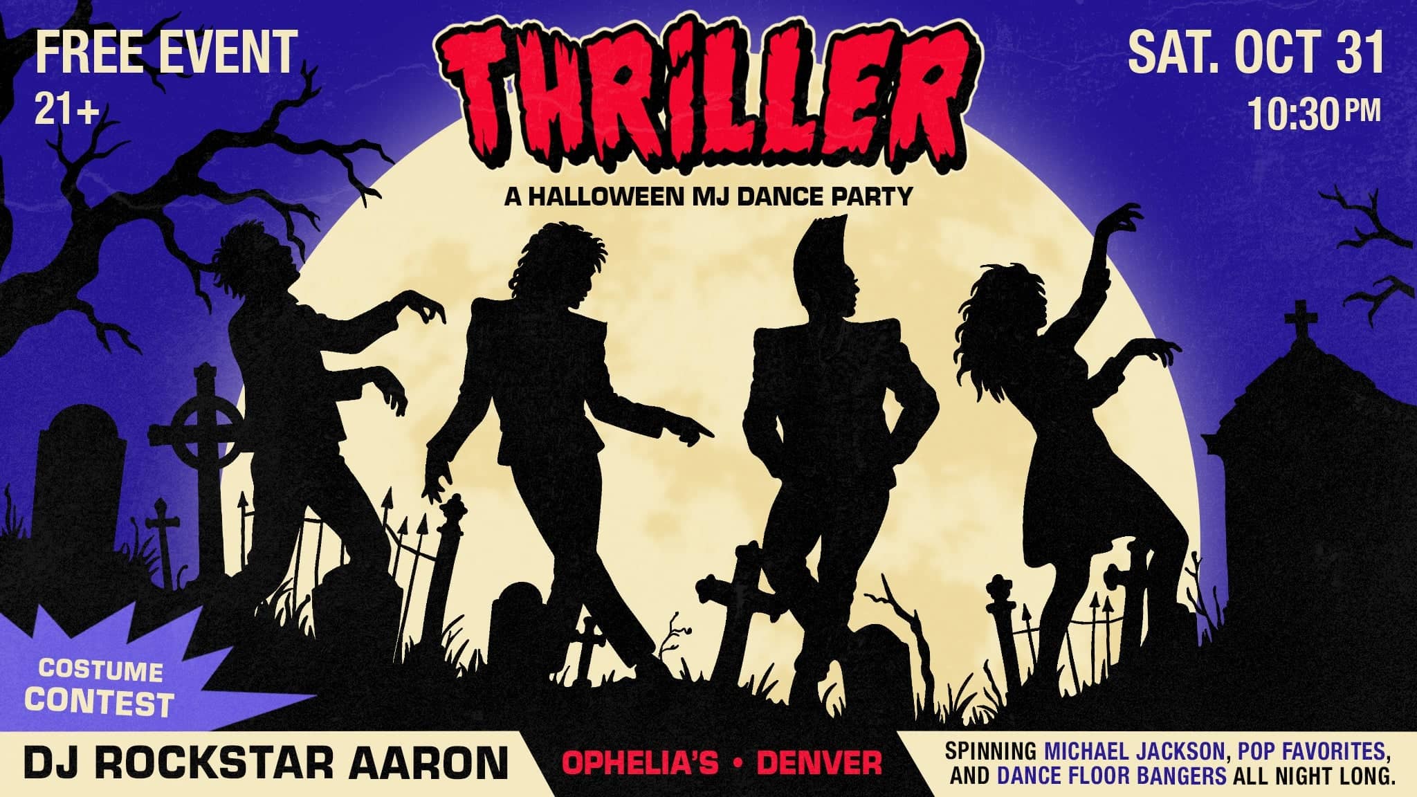 Thriller Night with DJ Rockstar Aaron *RSVP FOR FREE ENTRY!*