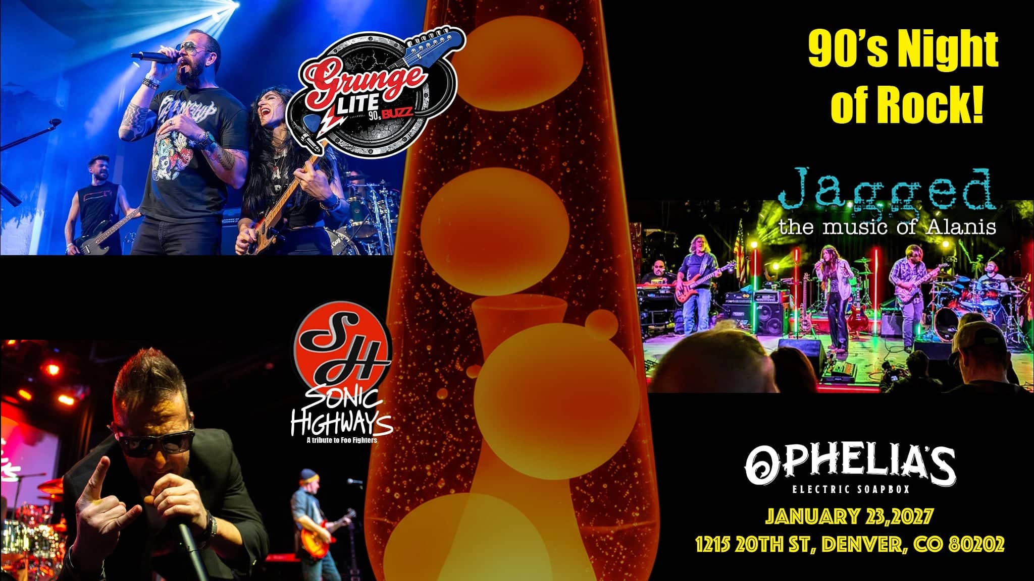 90s Rock Tribute Night: Grunge Lite w/ Sonic Highways and Jagged